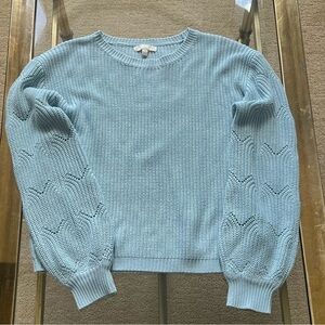 Chelsea & Violet Light Blue Knit Sweater